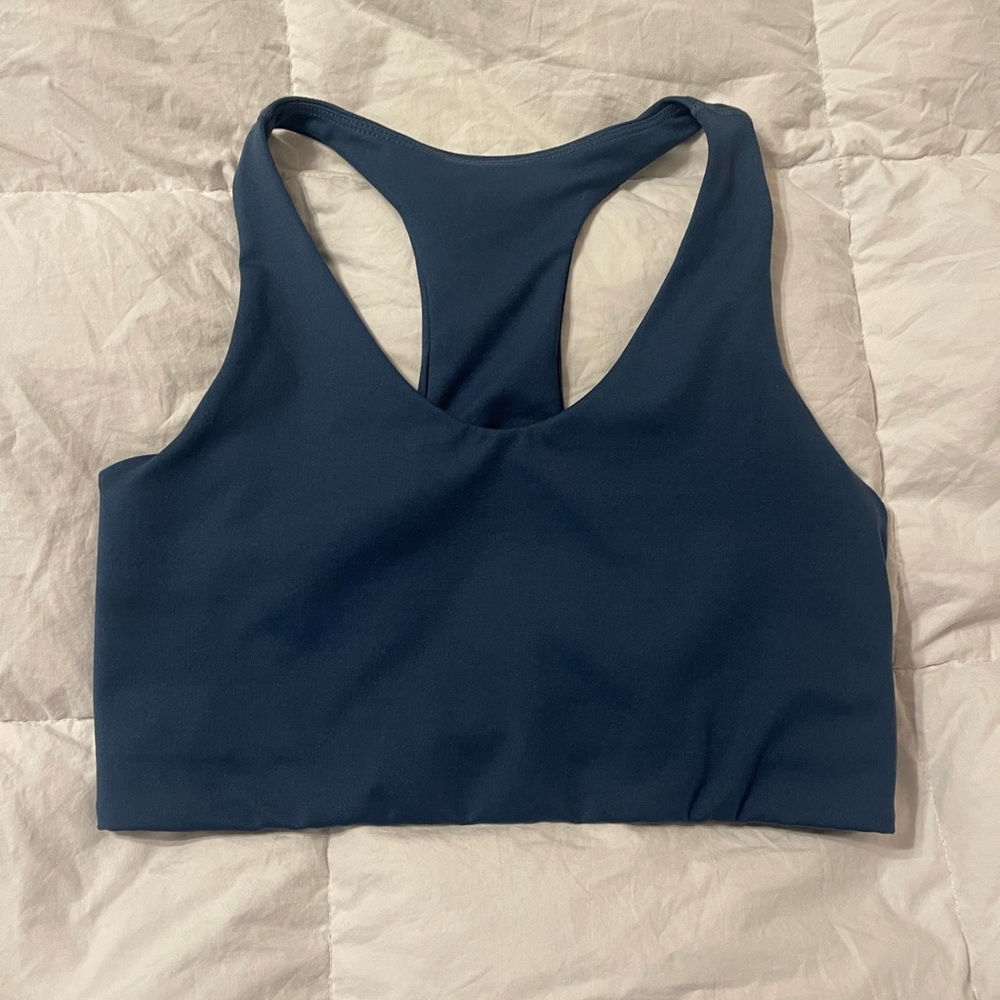 Z by Zella size medium longline bra blue